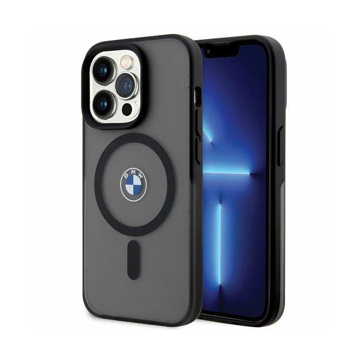Dėklas iPhone 14 Pro Max magnetinis juodas BMW