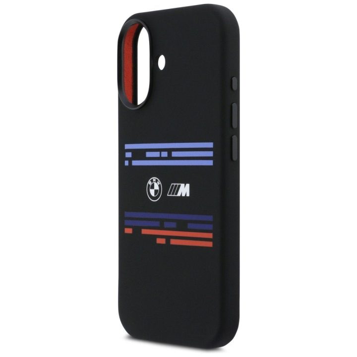 Dėklas silikoninis juodas iPhone 17 MagSafe BMW
