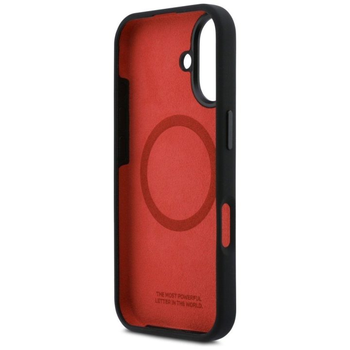 Dėklas silikoninis juodas iPhone 17 MagSafe BMW