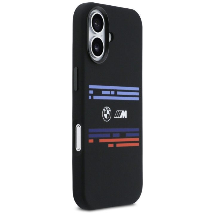Dėklas silikoninis juodas iPhone 17 MagSafe BMW