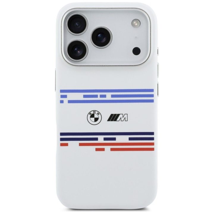 Dėklas silikoninis baltas iPhone 17 Pro BMW