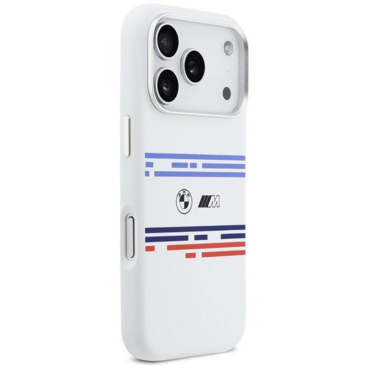 Dėklas silikoninis baltas iPhone 17 Pro BMW