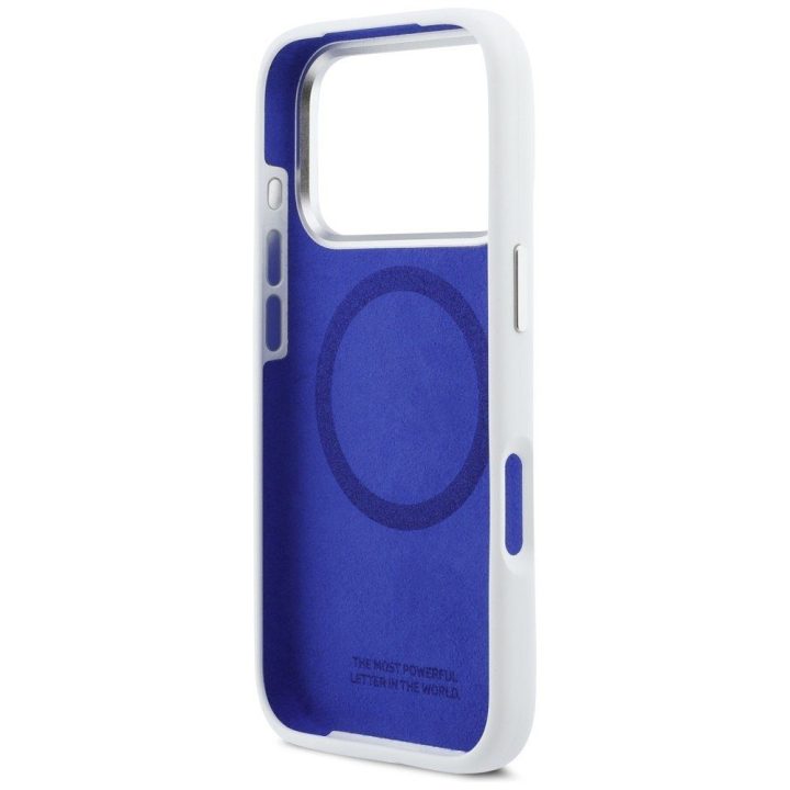 Dėklas silikoninis baltas iPhone 17 Pro BMW