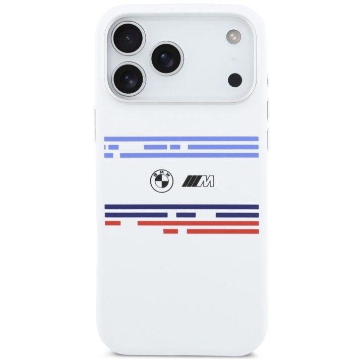 Dėklas silikoninis baltas iPhone 17 Pro Max BMW
