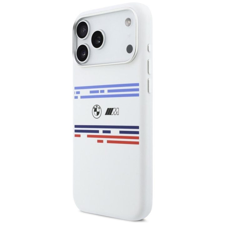 Dėklas silikoninis baltas iPhone 17 Pro Max BMW