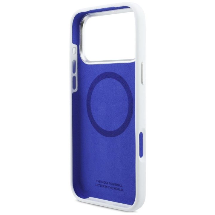Dėklas silikoninis baltas iPhone 17 Pro Max BMW