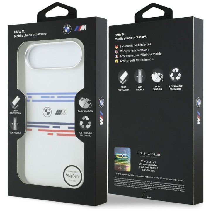 Dėklas silikoninis baltas iPhone Air BMW