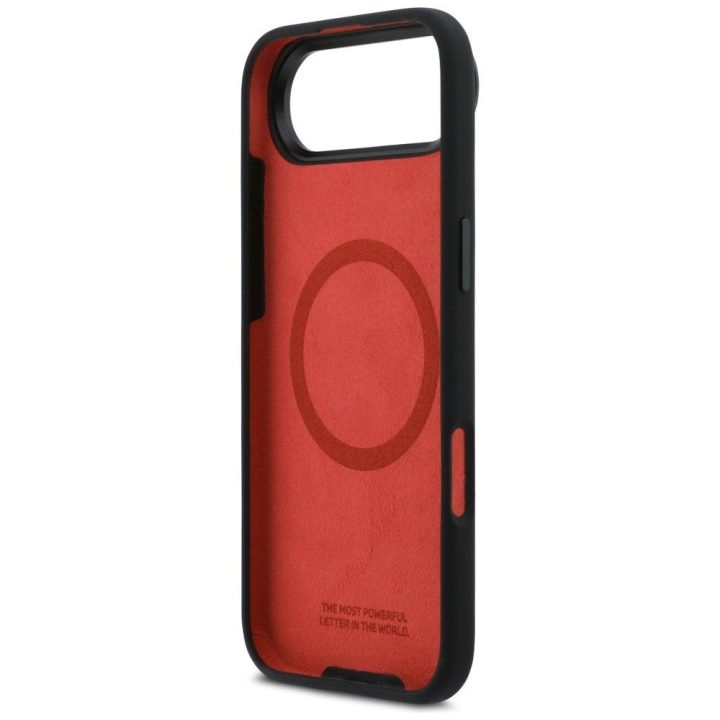 Dėklas silikoninis juodas iPhone Air MagSafe BMW