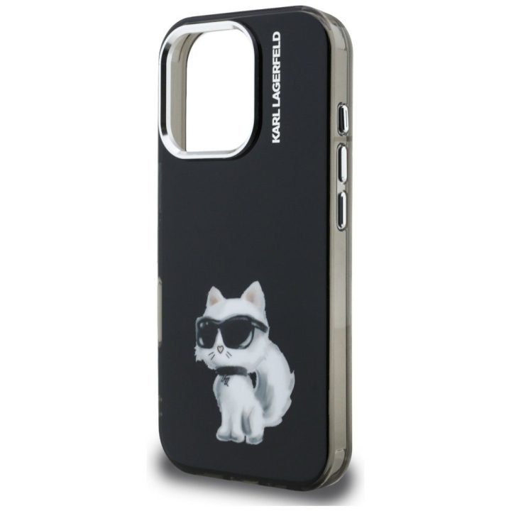 iPhone 16 Pro Max dėklas juodas Karl Lagerfeld
