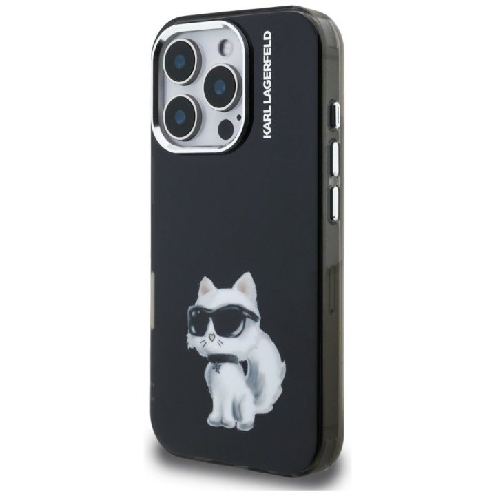 iPhone 16 Pro Max dėklas juodas Karl Lagerfeld