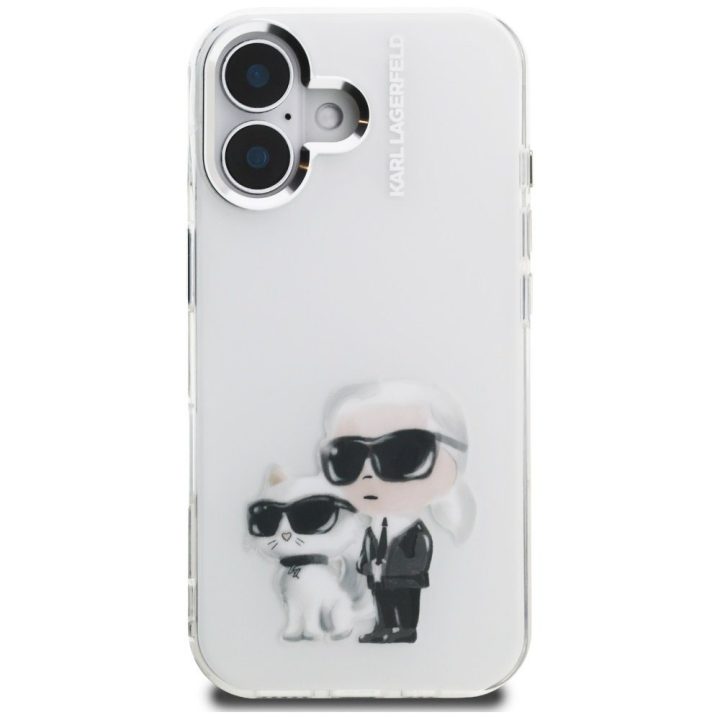 iPhone 16 dėklas baltas Karl Lagerfeld