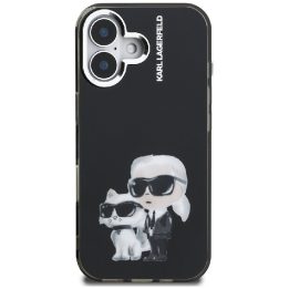 iPhone 16 dėklas juodas Karl Lagerfeld