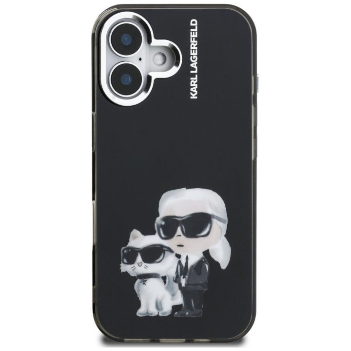 iPhone 16 dėklas juodas Karl Lagerfeld