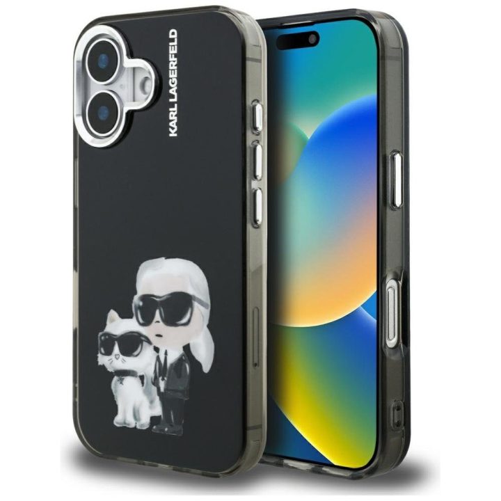 iPhone 16 dėklas juodas Karl Lagerfeld