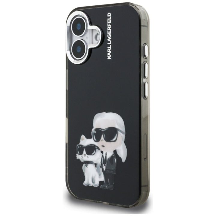 iPhone 16 dėklas juodas Karl Lagerfeld