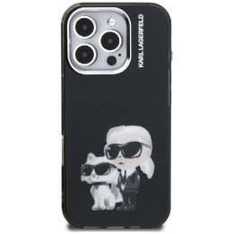 iPhone 16 Pro dėklas juodas Karl Lagerfeld
