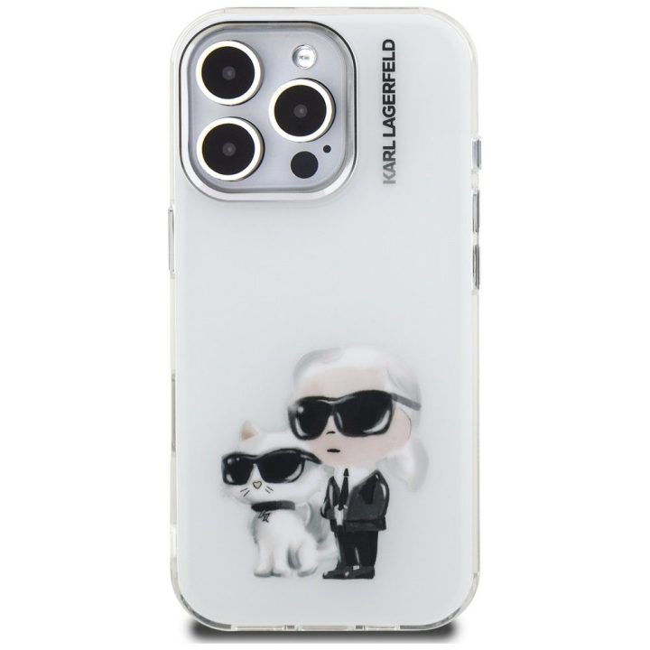 iPhone 16 Pro Max dėklas baltas Karl Lagerfeld
