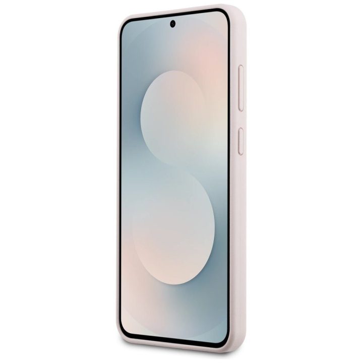 Samsung Galaxy S25 FE dėklas silikoninis rožinis Karl Lagerfeld