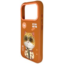 iPhone 17 Pro dėklas oranžinis Cool&Cute Nimmy