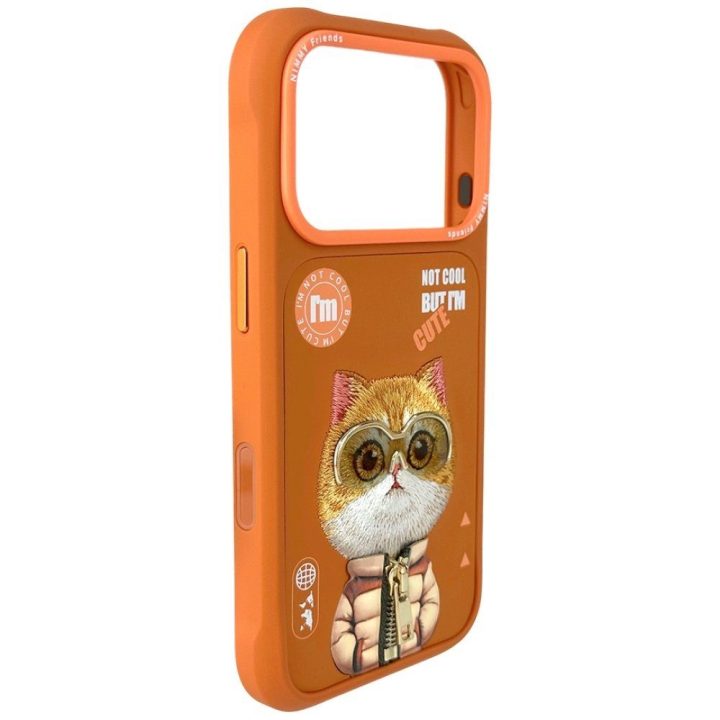 iPhone 17 Pro dėklas oranžinis Cool&Cute Nimmy