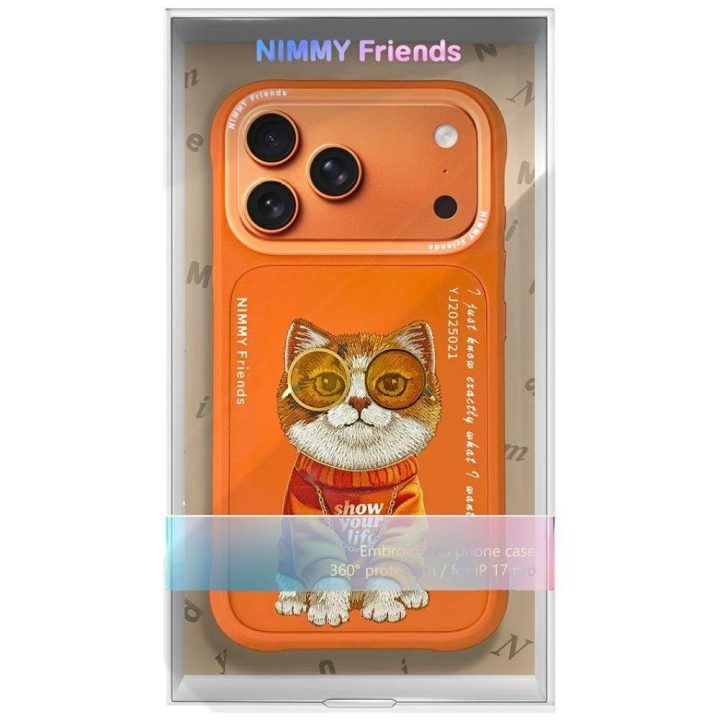 iPhone 17 Pro dėklas oranžinis Nimmy