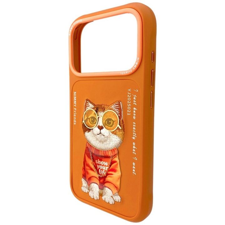 iPhone 17 Pro dėklas oranžinis Nimmy