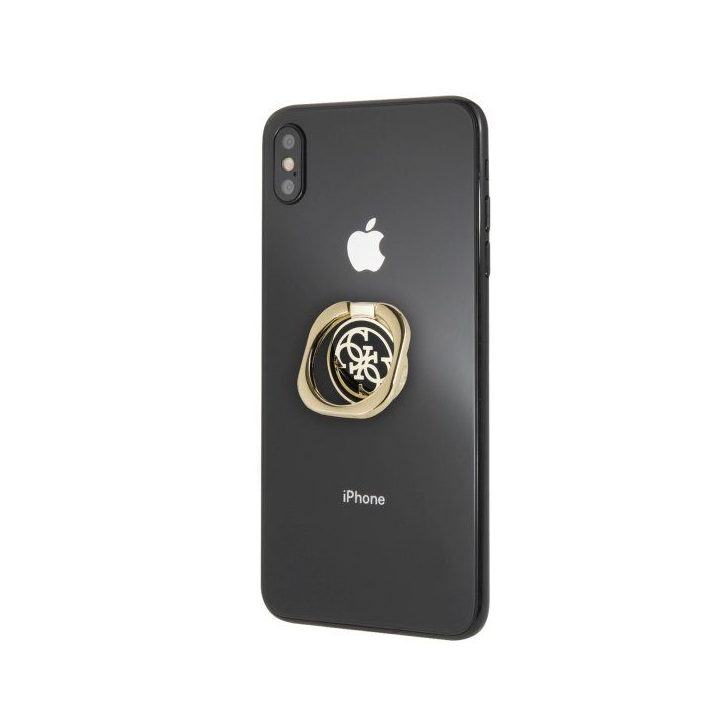 Laikiklis telefonui magnetinis su atrama auksinis Guess
