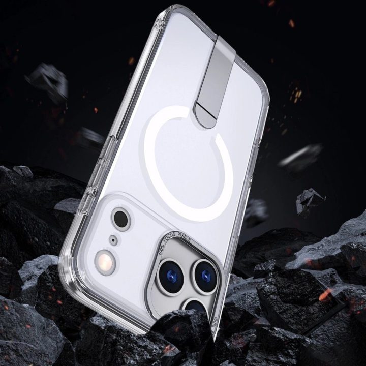 Dėklas Samsung Galaxy S26 permatomas su stovu Hybrid Armor X