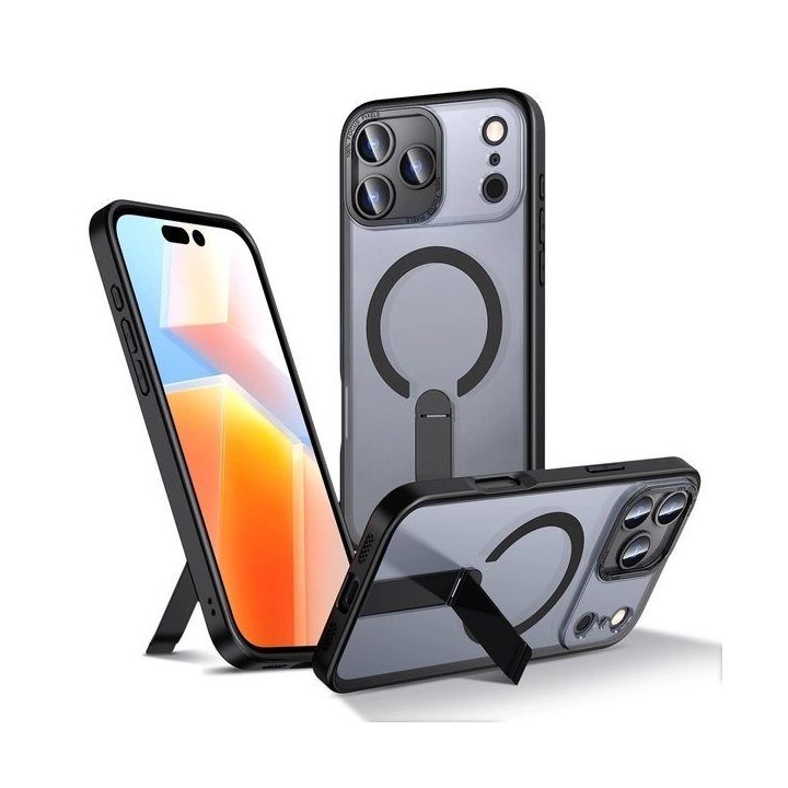 Dėklas Samsung Galaxy S26 Ultra su stovu juodas Hybrid Armor X
