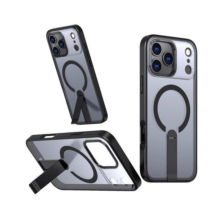 Dėklas Samsung Galaxy S26 Ultra su stovu juodas Hybrid Armor X