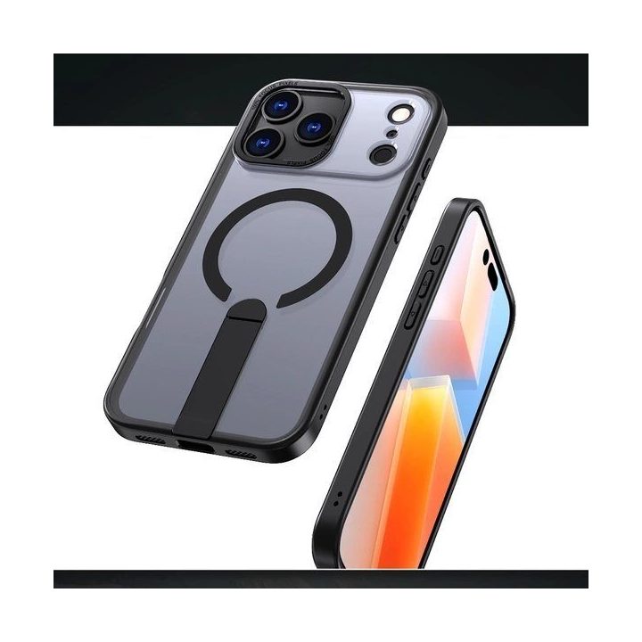 Dėklas Samsung Galaxy S26 Ultra su stovu juodas Hybrid Armor X