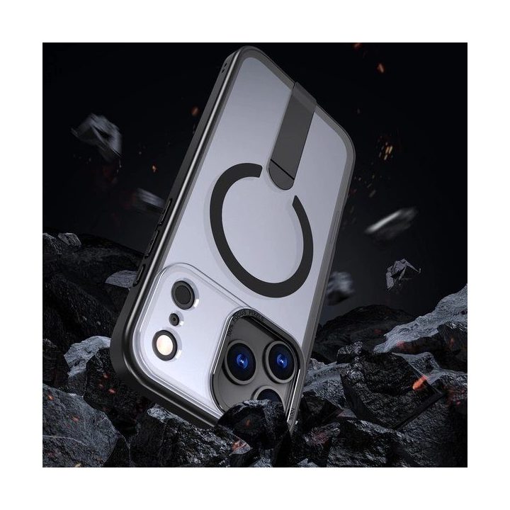 Dėklas Samsung Galaxy S26 Ultra su stovu juodas Hybrid Armor X