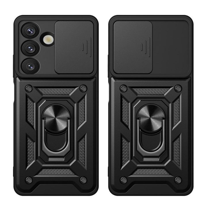 Dėklas Samsung Galaxy S26 juodas Hybrid Armor Camshield