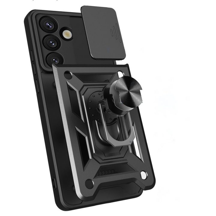 Dėklas Samsung Galaxy S26 Ultra nugarinis juodas Hybrid Armor