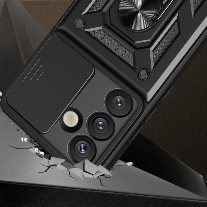 Dėklas Samsung Galaxy S26 Ultra nugarinis juodas Hybrid Armor