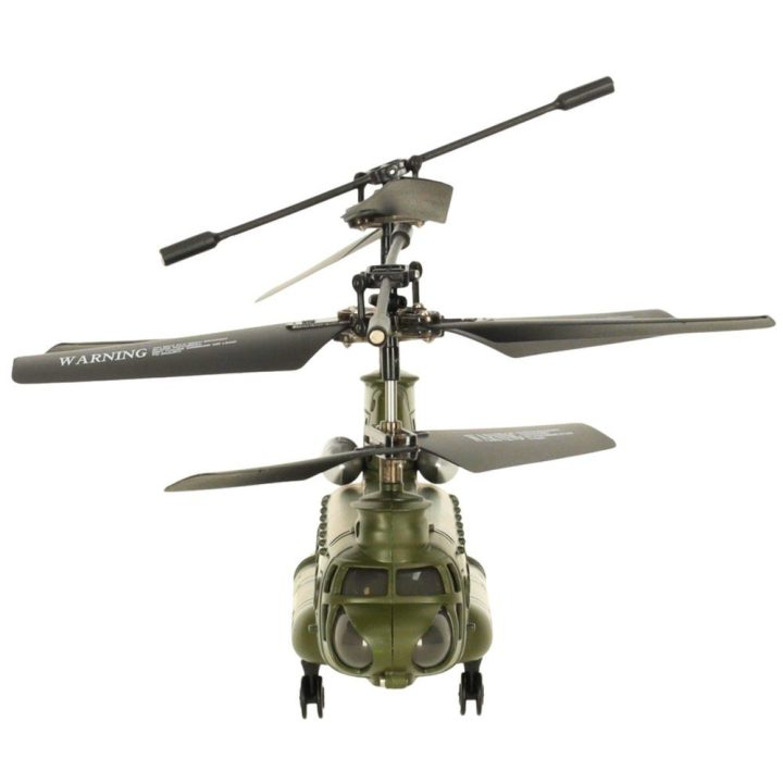 RC sraigtasparnis su valdymo pultu Syma S026H-1 žalias khaki