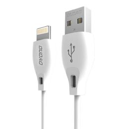 Įkrovimo laidas Lightning 2.4A 1m baltas