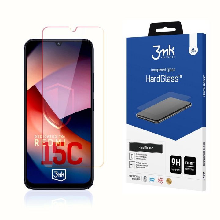 Grūdintas stiklas telefonui Xiaomi Redmi 15C HardGlass