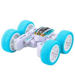 RC akrobatinis visureigis automobilis 360° mėlynas 1:32