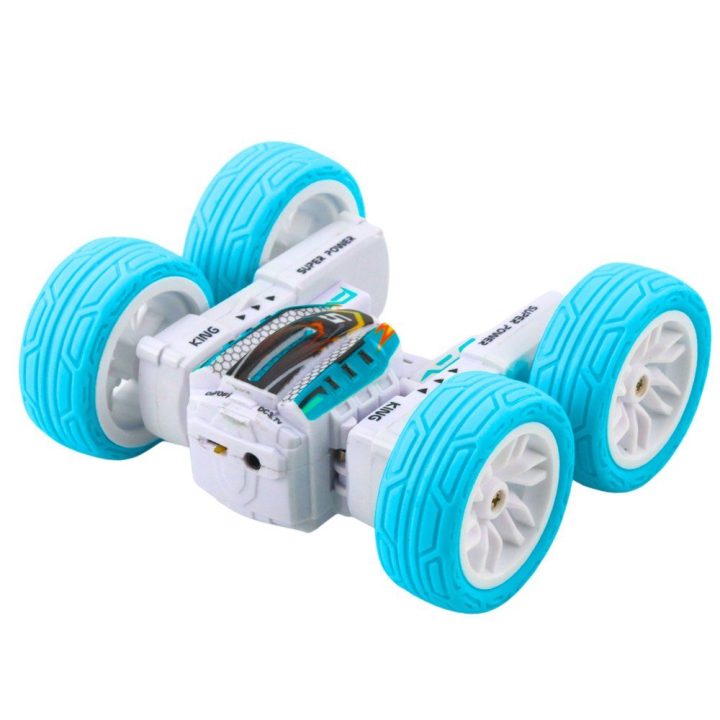 RC akrobatinis visureigis automobilis 360° mėlynas 1:32