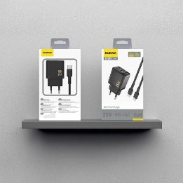 Sieninis USB įkroviklis 25W GaN su USB-C laidu