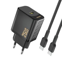 Sieninis USB-C įkroviklis telefonui 25W su laidu