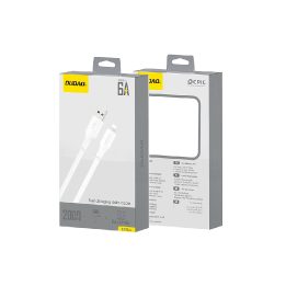 Įkrovimo laidas USB-A – Lightning 6A 1.2 m baltas