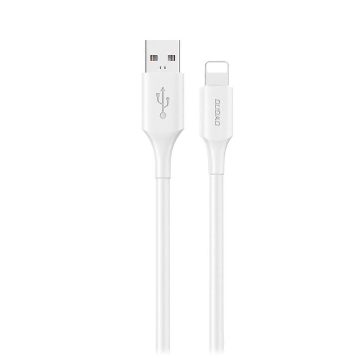 Įkrovimo laidas USB-A – Lightning 6A 1.2 m baltas