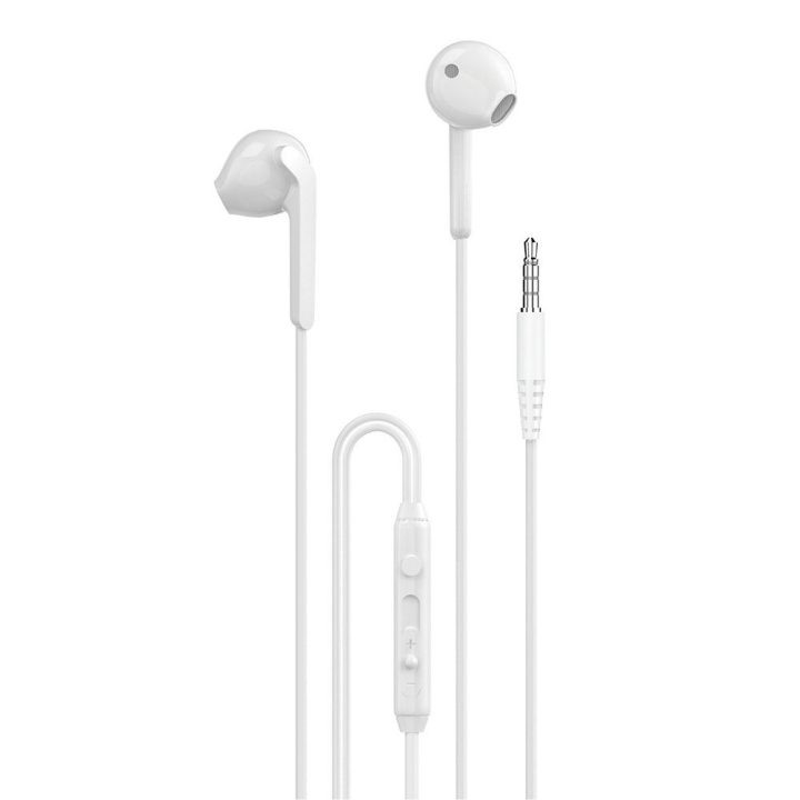 Laidinės į ausis įkišamos ausinės USB-C baltos