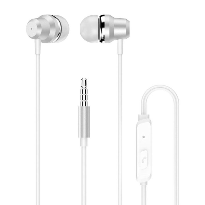 Ausinės į ausis su valdymu 3.5 mm jungtis baltos X10PRO