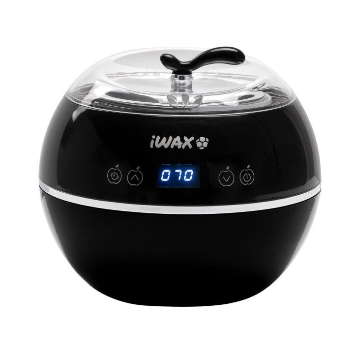 Vaško šildytuvas 500 ml 100W juodos spalvos iWax
