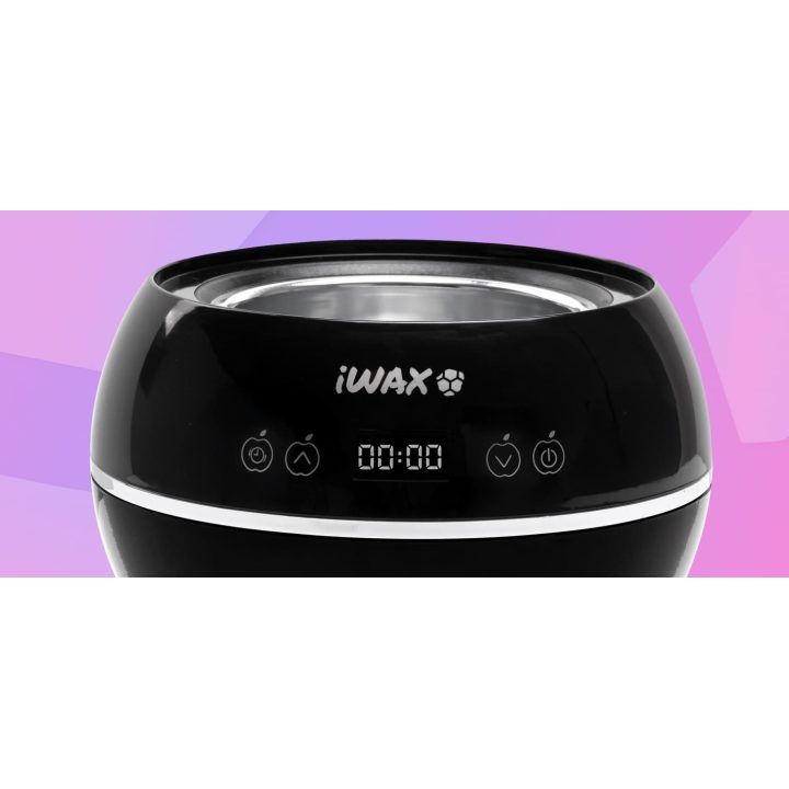 Vaško šildytuvas 500 ml 100W juodos spalvos iWax