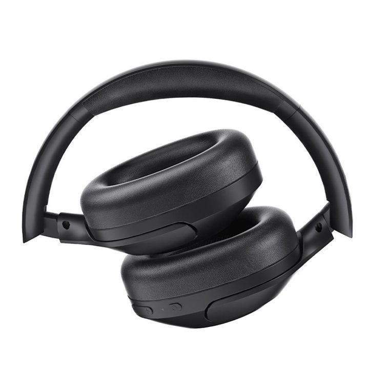 Ausinės virš ausų su ANC ir Bluetooth 5.3 QCY H3 Lite juodos