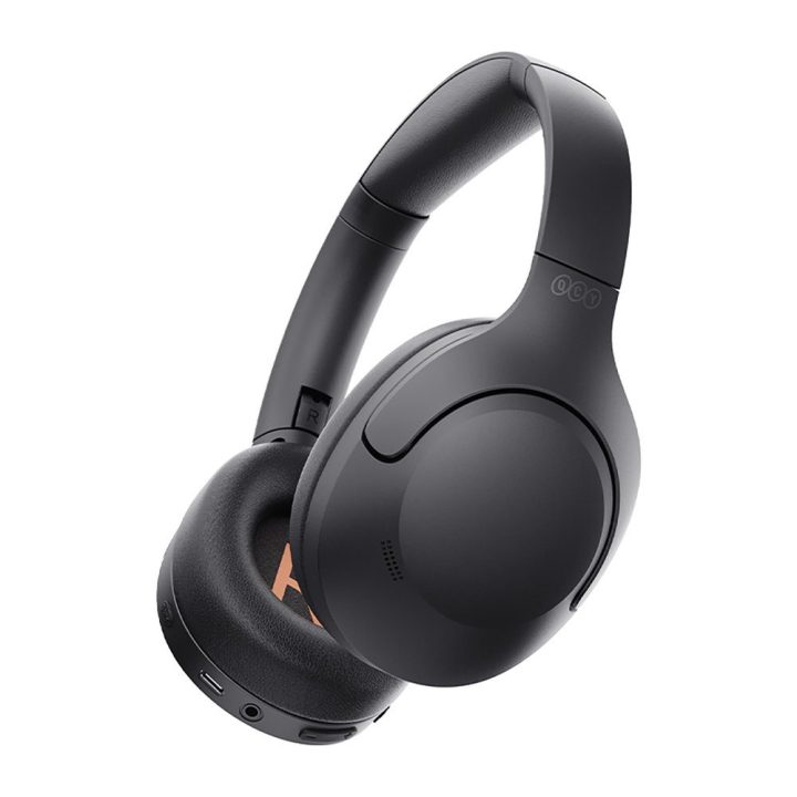 Ausinės virš ausų su ANC ir Bluetooth 5.3 QCY H3 Lite juodos